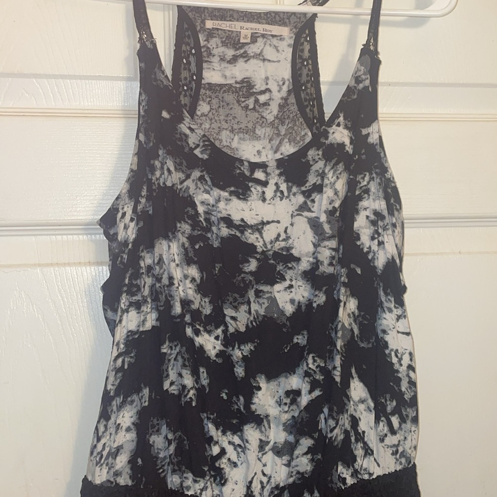 Rachel Roy tied dye racer back dress medium - Picture 3 of 7